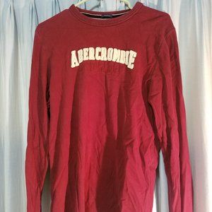Abercrombie Long Sleeve Tee - Red